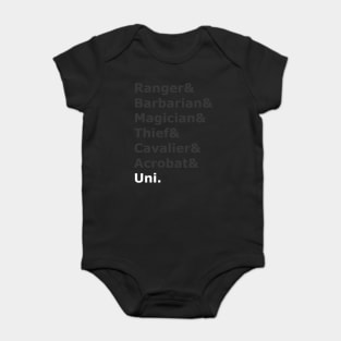 Dungeons and Dragons Party Baby Bodysuit